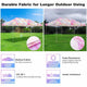 TheDisplayOutlet 10x20 Canopy Replacement Top Tie-dyed Pink Image