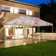 TheDisplayOutlet 10x20 Canopy Replacement Top Tie-dyed Pink Image