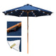 Patio Umbrella Wooden 9ft 8-Rib