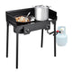 TheDisplayOutlet 2 Burner Outdoor Stove with Wind Guard 150,000BTU Image