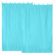 TheDisplayOutlet Tab Top Curtain Panel for Porch, Doors 54x84 2ct/Pack, Bachelor Button Image