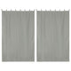 2ct/Pack Tab Top Curtain Panel for Porch, Doors 54x96