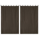 2ct/Pack Tab Top Curtain Panel for Porch, Doors 54x96
