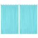 TheDisplayOutlet 2ct/Pack Tab Top Curtain Panel for Porch, Doors 54x96, Bachelor Button Image