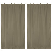 Tab Top Curtain Panel for Porch, Pergola 54x120 2ct/Pack