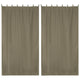 Tab Top Curtain Panel for Porch, Pergola 54x120 2ct/Pack