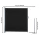 TheDisplayOutlet Retractable Side Awning Privacy Screen 63" x 118" Image