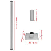 TheDisplayOutlet Poles for Shade Sails (Post, Base, Extension & D-Ring Clamp) Image