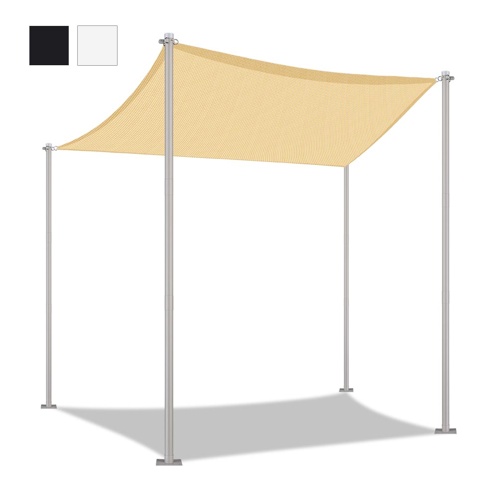 Poles for Shade Sails (Post, Base, Extension & D-Ring Clamp) – The Display  Outlet
