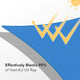 Triangle Sun Shade Patio Shade Sail Deck Shade 20x20x20