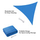 Triangle Sun Shade Patio Shade Sail Deck Shade 20x20x20