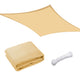 TheDisplayOutlet Rectangle Shade Sail Patio Deck Shade 13x19, Beige Image