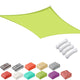 Square Sun Sail Patio Deck Shade Sail 16x16