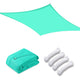 TheDisplayOutlet Square Sun Sail Patio Deck Shade Sail 12x12, Blue Light Image