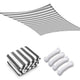 Rectangle Shade Sail Patio Deck Shade 20x16