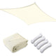 Rectangle Shade Sail Patio Deck Shade 20x16