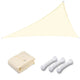 Triangle Sun Shade Patio Shade Sail Deck Shade 7x7x7