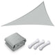 TheDisplayOutlet Triangle Shade Sail Patio Shade 25x25x25, Gray Image