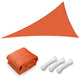 TheDisplayOutlet Triangle Shade Sail Patio Shade 28x28x28, Orange Image