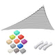 TheDisplayOutlet Triangle Shade Sail Patio Shade 25x25x25 Image