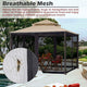 TheDisplayOutlet Gazebo Netting Replacement for 10x12 Gazebos Image