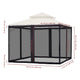 TheDisplayOutlet Gazebo Netting Replacement for 10x12 Gazebos Image