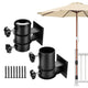 TheDisplayOutlet Patio Umbrella Mount, Wall Mount, Deck Mount for D2 5/16" Poles Image