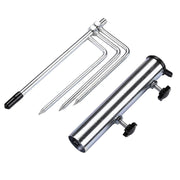 Metal Beach Umbrella Anchor Holds Poles D1 7/16"