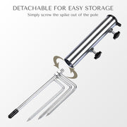 Metal Beach Umbrella Anchor Holds Poles D1 7/16"