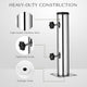 TheDisplayOutlet Stainless Steel Patio Umbrella Dock/Deck Mount D2 1/8" Image