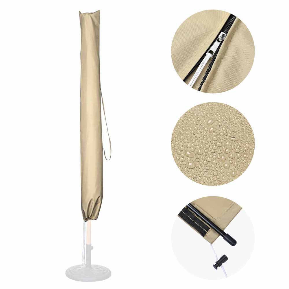 escort patio umbrella cover dust-proof parasol cover with zipper Patio Umbrella Cover w/ Zipper Rod Portable Bag