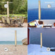 TheDisplayOutlet Patio Umbrella Cover w/ Zipper Rod Portable Bag Image