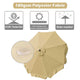 TheDisplayOutlet Patio Umbrella Tilt Metal 10ft 8-Rib Image