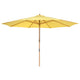 TheDisplayOutlet Patio Umbrella Wooden 13ft 8-Rib, Naples FL Yellow Image