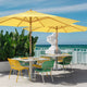 TheDisplayOutlet Patio Umbrella Wooden 13ft 8-Rib Image