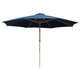 TheDisplayOutlet Patio Umbrella Wooden 13ft 8-Rib, Navy Image