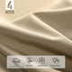 TheDisplayOutlet Commercial Wooden Market Umbrella 7ft 6-Rib for Bistro/Events Image