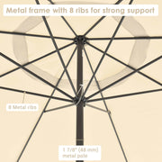 Patio Umbrella Metal 13ft 8-Rib