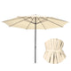 TheDisplayOutlet Patio Umbrella Metal 13ft 8-Rib, Beige Image