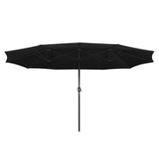 Rectangular Patio Umbrella Metal 15x9ft