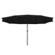 Rectangular Patio Umbrella Metal 15x9ft