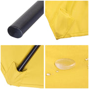 Rectangular Patio Umbrella Metal 15x9ft