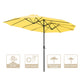 Rectangular Patio Umbrella Metal 15x9ft