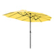Rectangular Patio Umbrella Metal 15x9ft