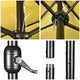 Rectangular Patio Umbrella Metal 15x9ft