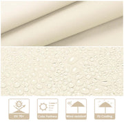 Patio Umbrella Tilt 3-Tiered 9ft 8-Rib