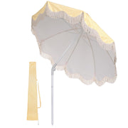 6ft Beach Umbrella for Swimming Pool Mobile Bar Cart