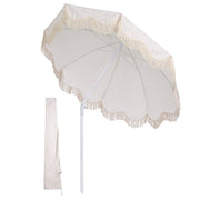 6ft Beach Umbrella for Swimming Pool Mobile Bar Cart