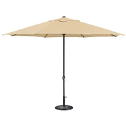 13ft Outdoor Table Umbrella with Concrete Umbrella Base