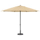 13ft Outdoor Table Umbrella with Concrete Umbrella Base